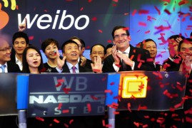 Китайский сервис микроблогов Weibo провел IPO на $286 млн