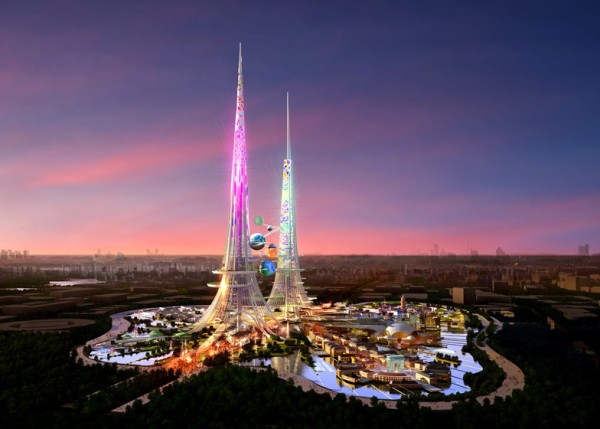 В Китае построят суперэкологичную километровую башню