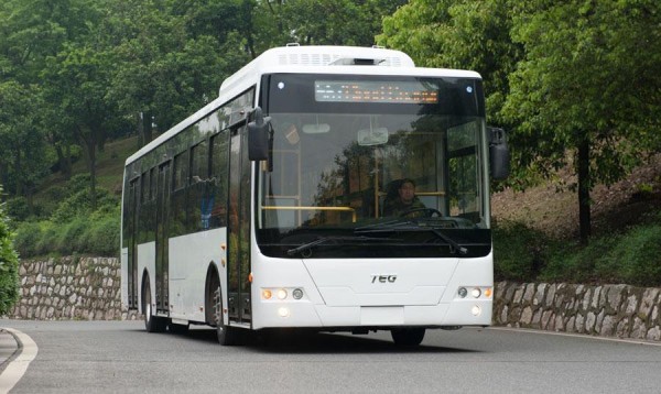 Китайский автобус в Бразилии