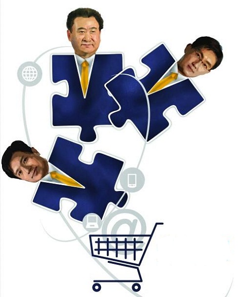 Tencent, Baidu и Wanda объединятся против Alibaba 