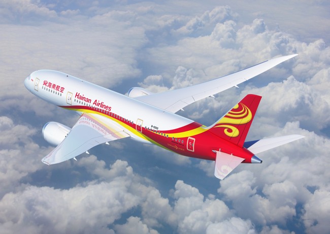 Авиакомпания Hainan Airlines увеличивает число рейсов в Россию