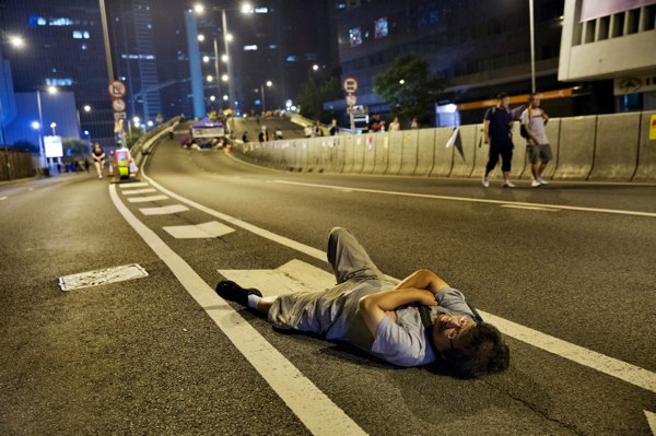 Акции протеста в Гонконге пошли на спад 