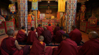 китай тибет монахи