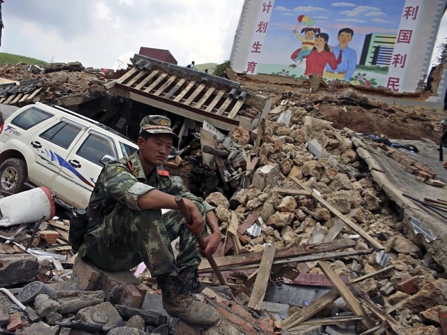 землетрясение в китае