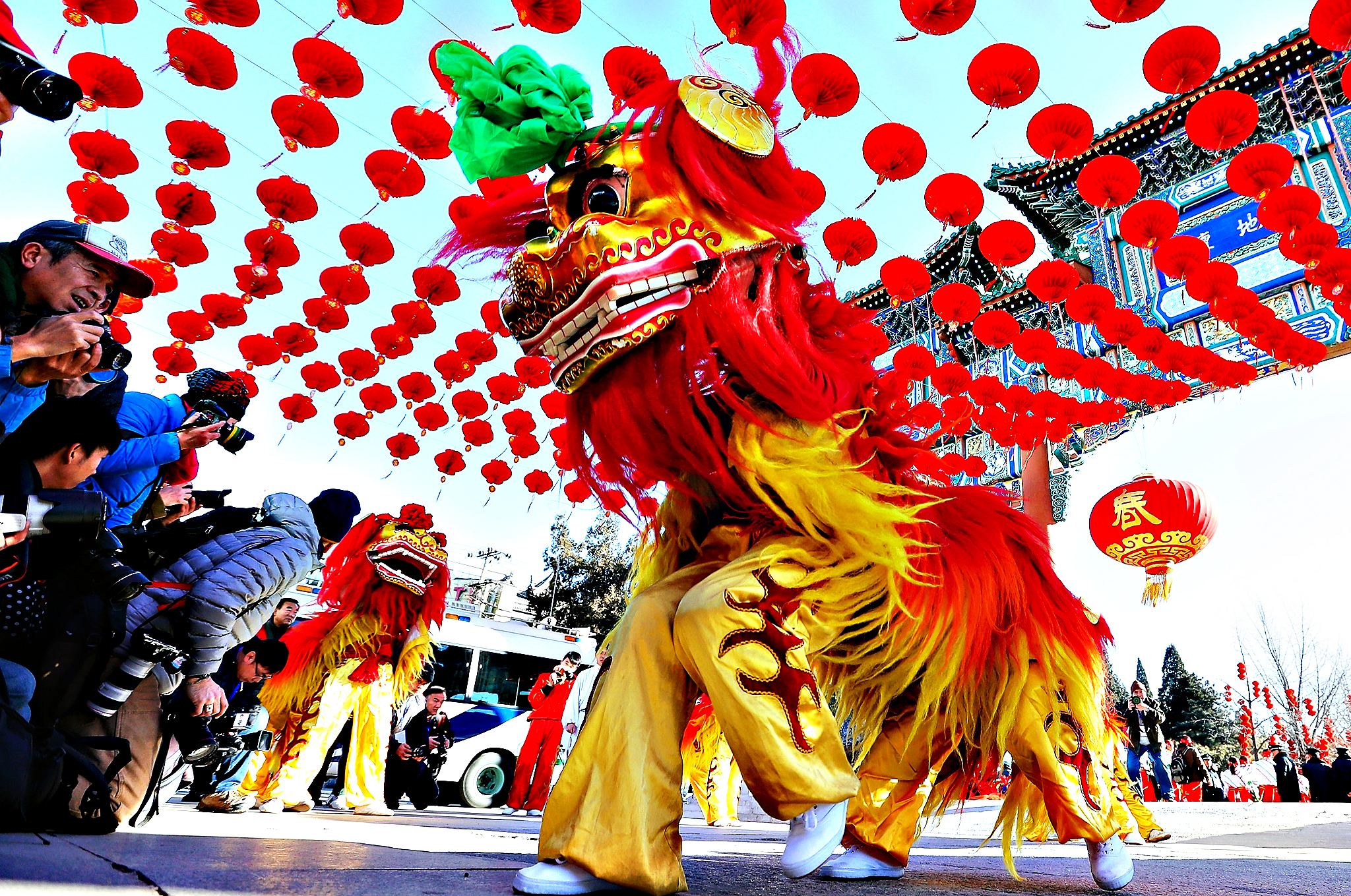 китайский новый год в пекине храмовая ярмарка