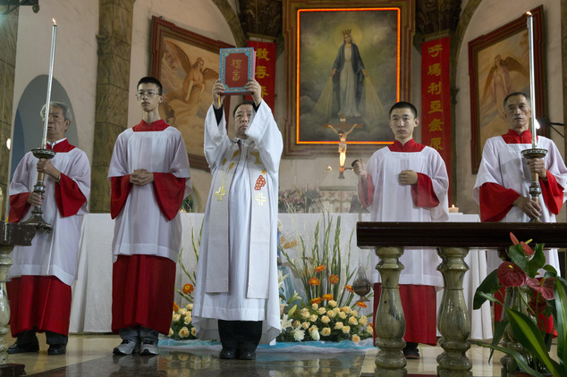 китайские католики Пекин собор Непорочного зачатия