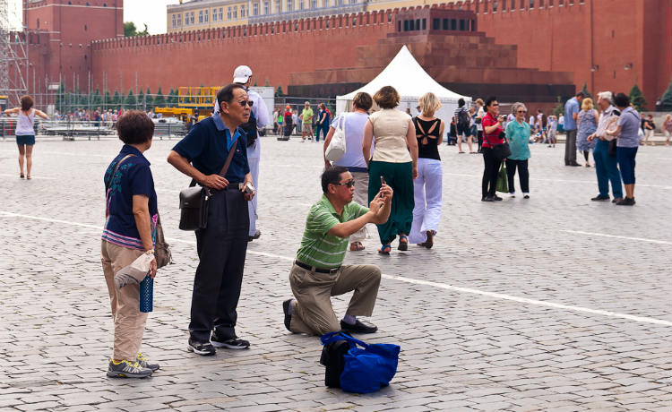 китайские туристы в москве 