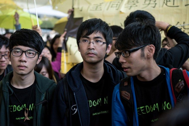 гонконг студенты протесты нейтан лау алекс чоу