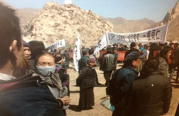 протесты тибетцев в провинции Ганьсу