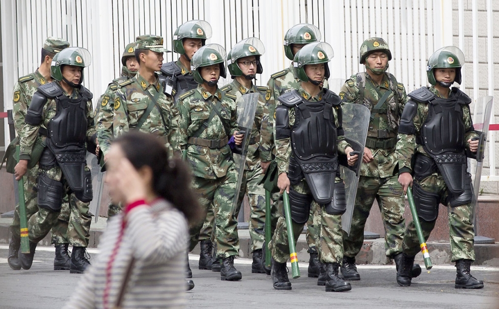 Урумчи полиция Китая