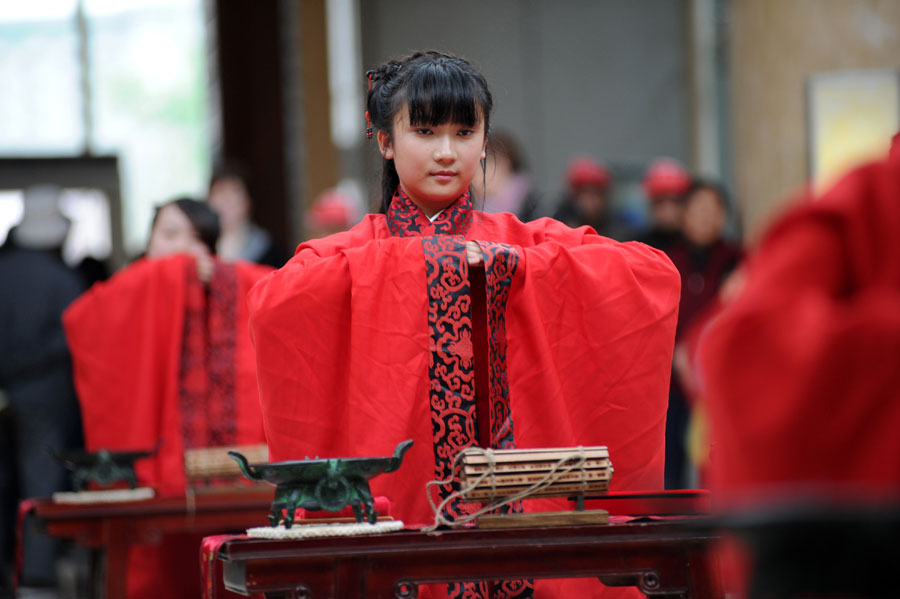 церемония совершеннолетия в китае