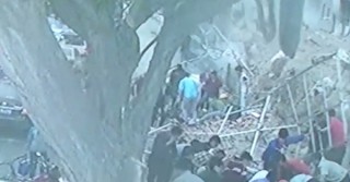 обрушение стены в Ланьчжоу