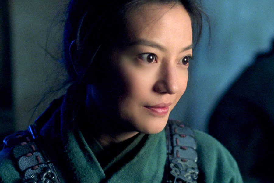 Чжао Вэй в роли Хуа Мулан.