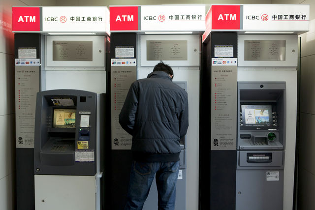 Китай банкоматы