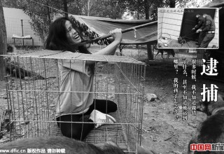 Китайские танцовщицы устроили акцию против жестокого обращения с животными