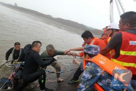 спасатели на реке янцзы
