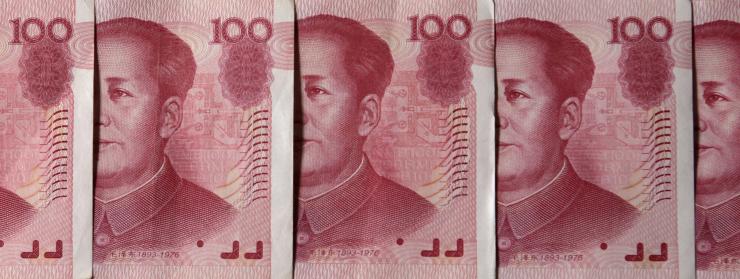 Китайский юань страдает на фоне колебаний фондового рынка