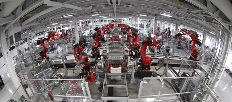 фабрика из роботов  в китае