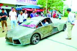 китаец собрал копию Lamborghini