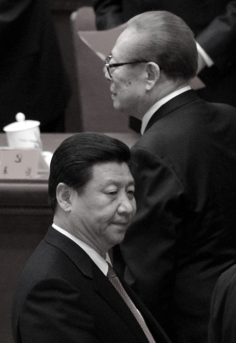 Xi Jinping and Jiang Zemin, Си Цзиньпин и Цзян Цзэминь