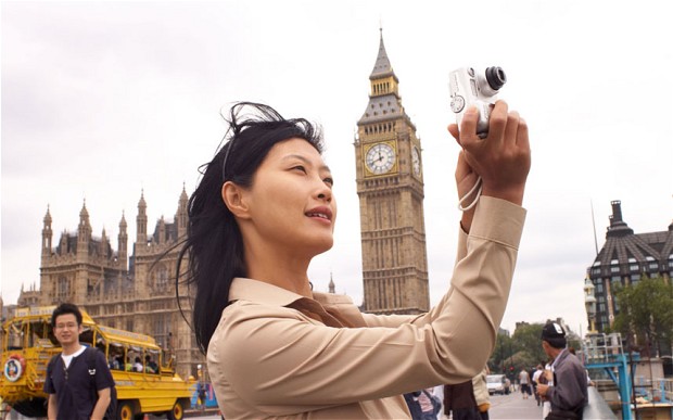 Число китайских туристов в Великобритании увеличилось
