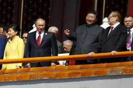 Владимир Путин, Си Цзиньпин, Пэн Лиюань, Цзян Цзэминь