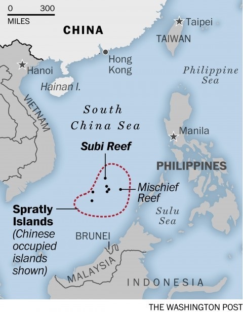 Южно-китайское море, спорные воды в южно-китайском море, искусственные острова