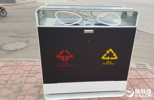 мусорный бак с Wi-Fi, высокотехнологичный мусорный бак, мусорный бак в Китае, китайский мусорный бак