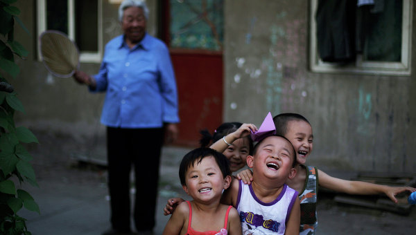 китайские дети, дети в китае