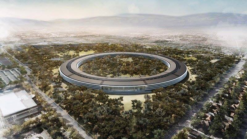 Новая штаб-квартира Apple в Калифорнии будет завершена в 2016 году.