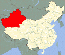 Синьцзян-Уйгурский автономный район карта
