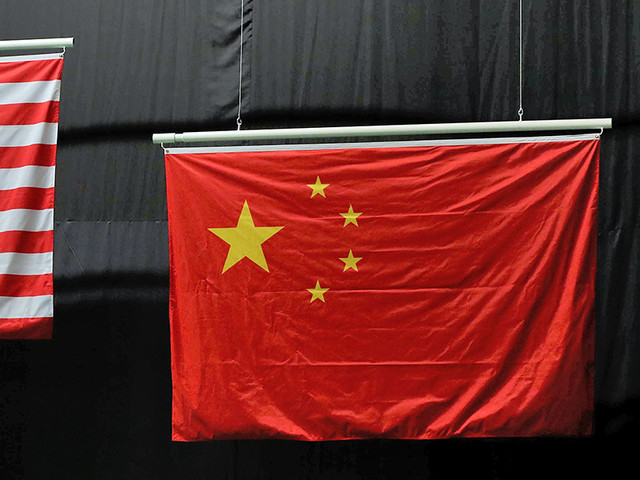 Неправильный вариант флага КНР на Олимпиаде-2016 в Рио Фото:  Reuters