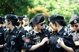 Women's patrol in Hangzhou