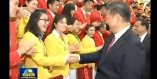 Встреча Си Цзиньпина и Фу Юаньхуэй