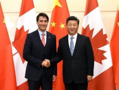 Встреча Си Цзиньпина и Джастина Трюдо