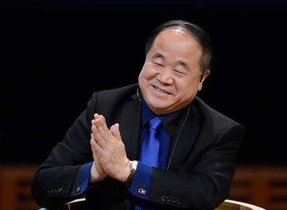 Лауреат Нобелевской премии по литературе Мо Янь. Фото: China Daily