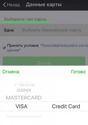 виза кредит кард