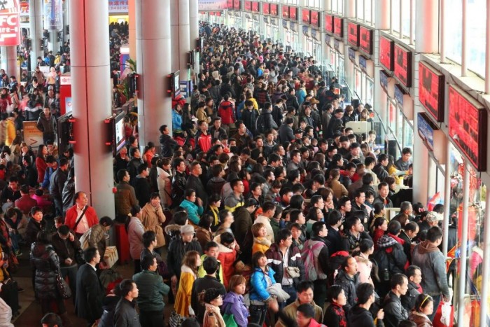 китайский новый год транспорт пробки