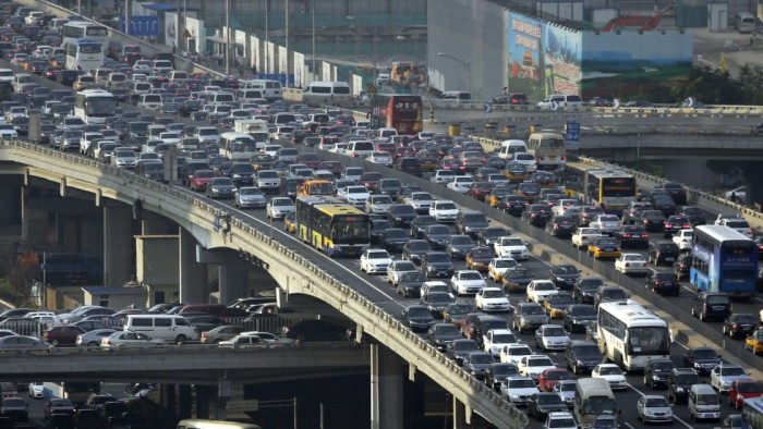пекин пробки загрязнение воздуха