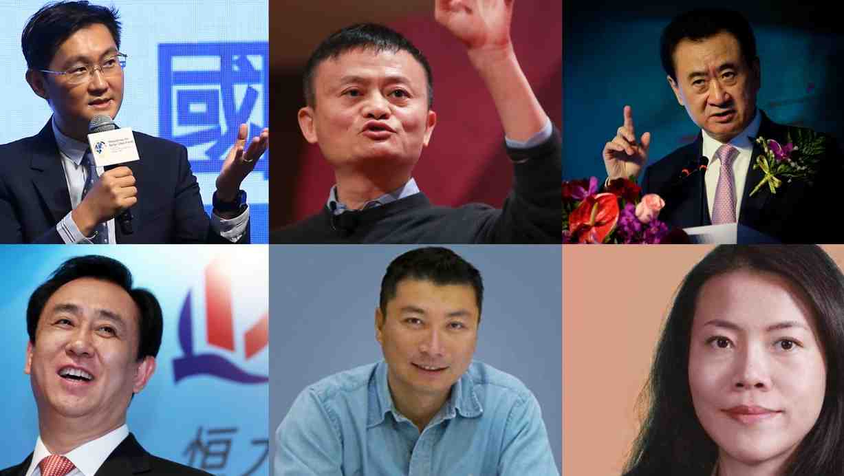 шесть самых богатых человек Китая