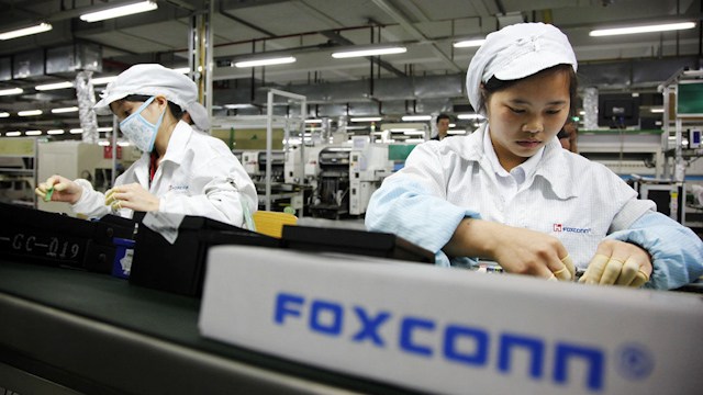 Завод Foxconn в Китае