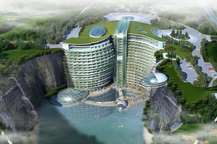 Проект отеля Songjiang InterContinental. Изображение: Atkins
