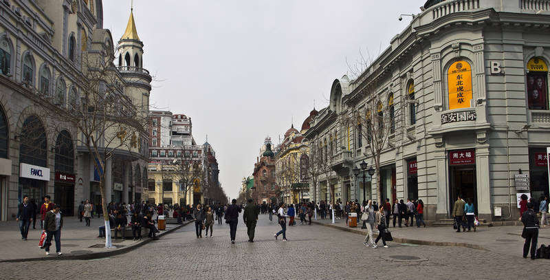 Центральная улица Харбина. Фото: Chinatrips 