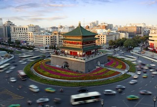 В китайском Сиане ввели ограничения на использование транспорта