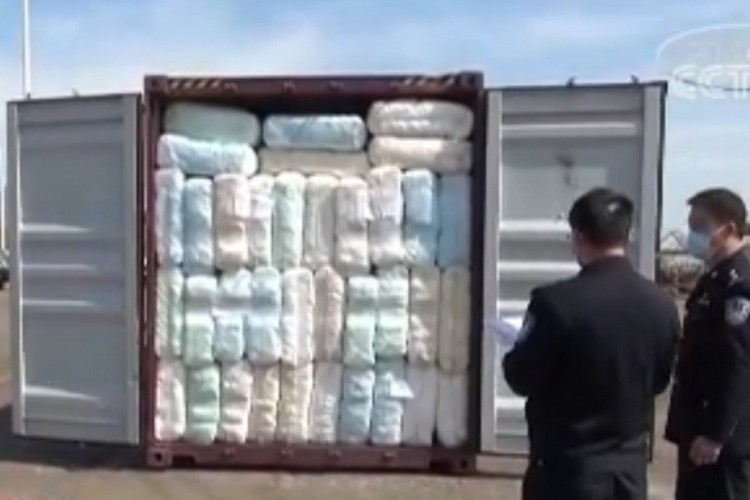 illegally imported adult diapers