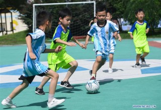 Мечта о Кубке мира: в Китае откроют детские сады с футбольным уклоном