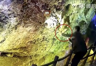 В Китае вандалы похитили кусок сталактита возрастом 4 млн лет