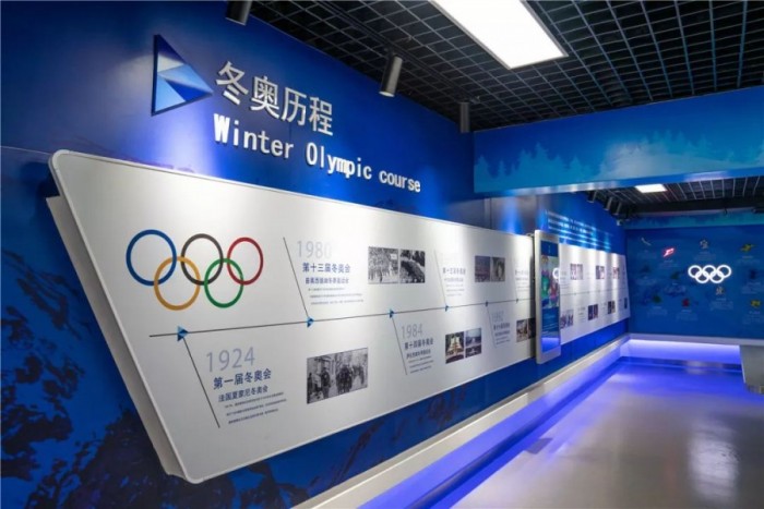 Выставка, посвященная Зимним Олимпийским играм в Центре. Изображения: Sohu