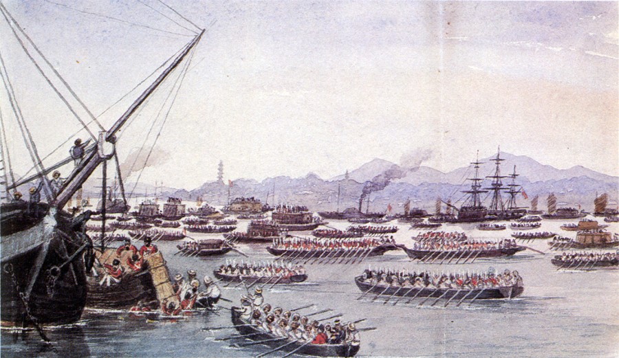 Битва при Кантоне, 1841 г. Изображение: Wikimedia