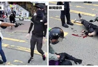Полиция Гонконга применила огнестрельное оружие против протестующих